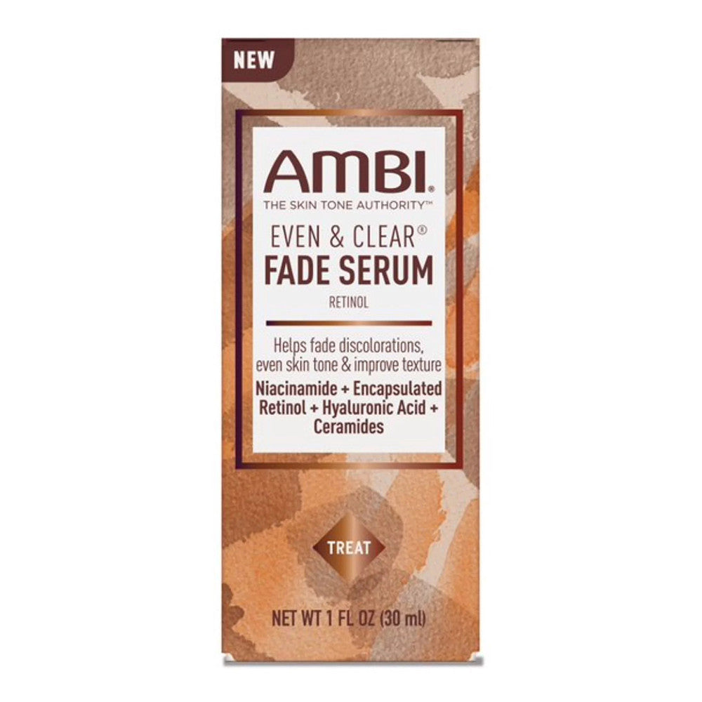 Ambi Even and Clear Fade Serum, Retinol, Even Skin Tone, 1 Oz